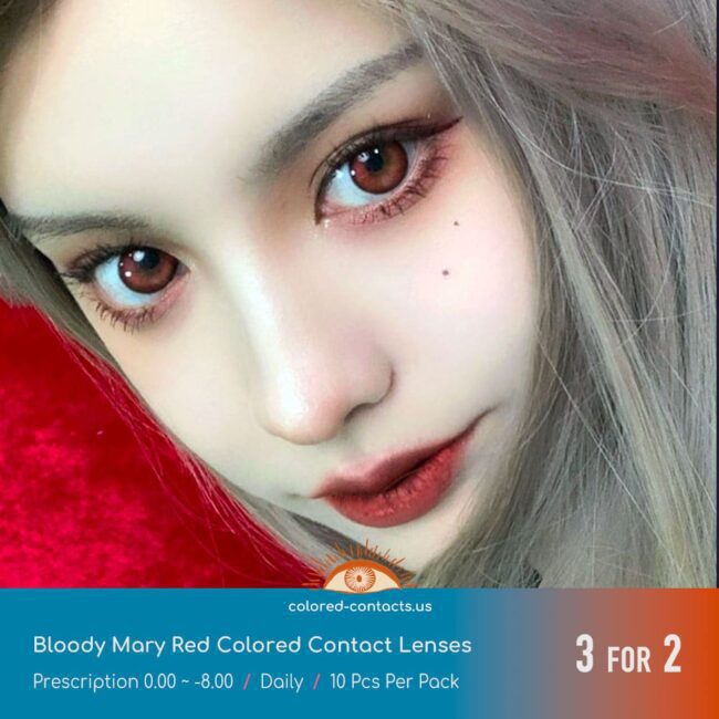 Silent Hill Nurse Cosplay Contact Lenses - Colored Contacts Silent Hill Nurse Cosplay Contact Lenses Premium Colored Contact Lenses