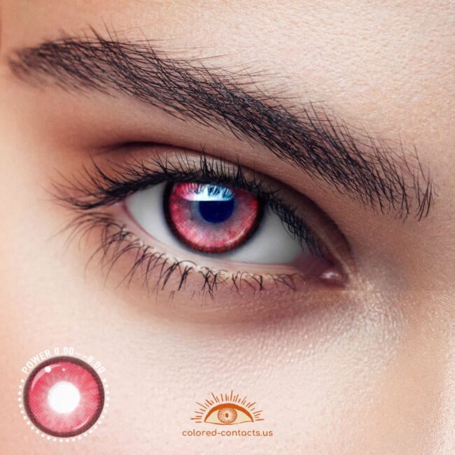 Bloody Mary Red Colored Contact Lenses