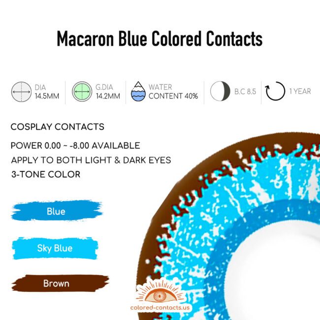 Vinsmoke Sanji Cosplay Contact Lenses - Colored Contacts Vinsmoke Sanji Cosplay Contact Lenses Premium Colored Contact Lenses