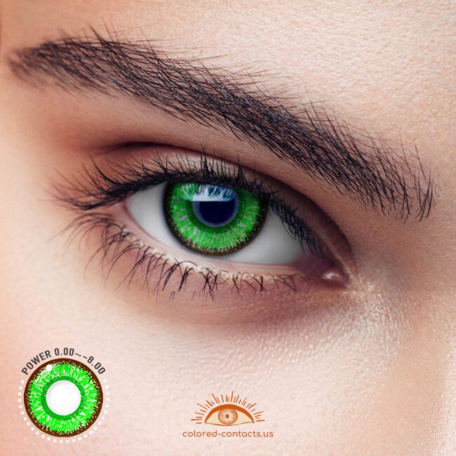 She Hulk Cosplay Contact Lenses - Colored Contacts Macaron Green Colored Contact Lenses