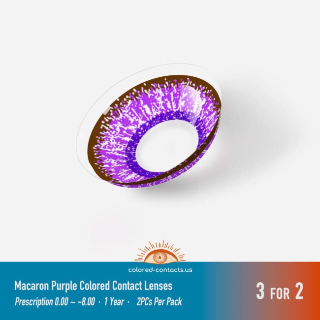 Jabber Wonger Cosplay Contact Lenses - Purple Chaos Mind Contacts - Colored Contacts Jabber Wonger Cosplay Contact Lenses - Purple Chaos Mind Contacts Premium Colored Contact Lenses