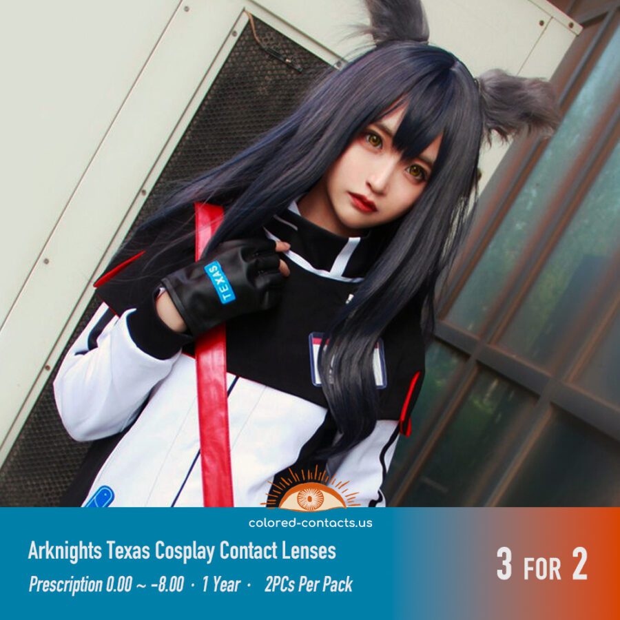 Arknights Texas Cosplay Contact Lenses - Image 3