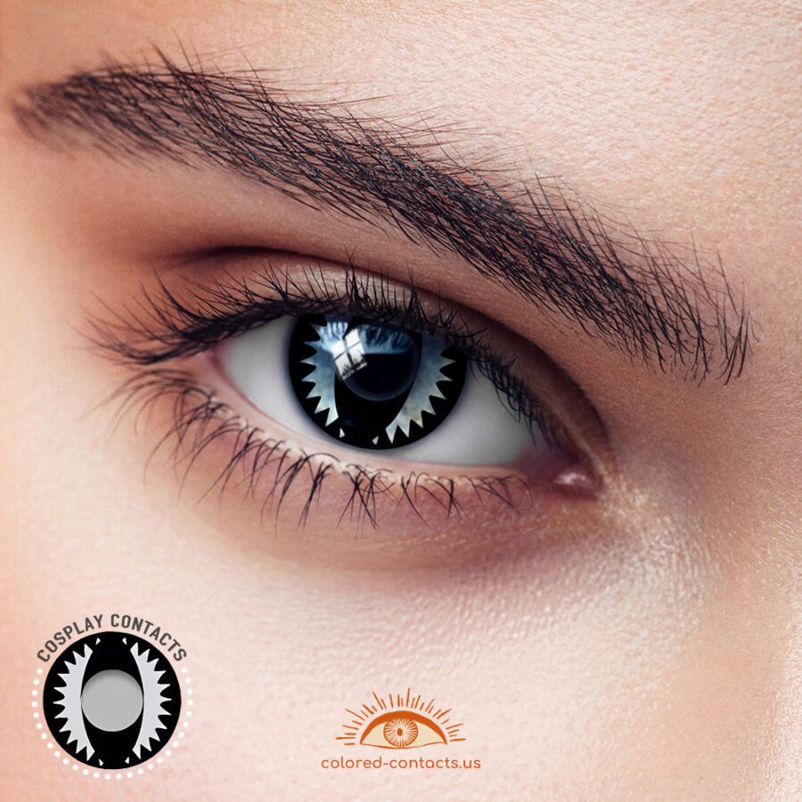 Black Cat Eye Contacts - Image 2