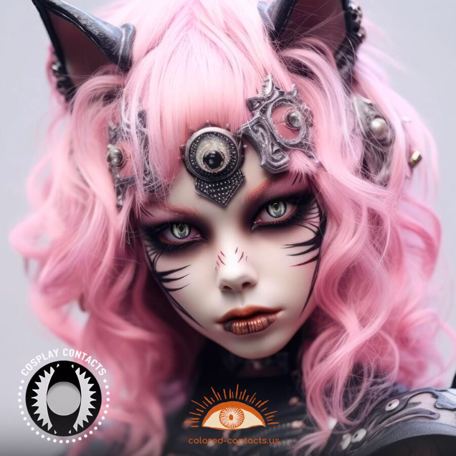 Black Cat Eye Contacts