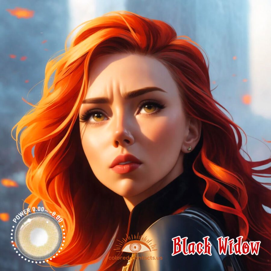 Black Widow Cosplay Contact Lenses V2