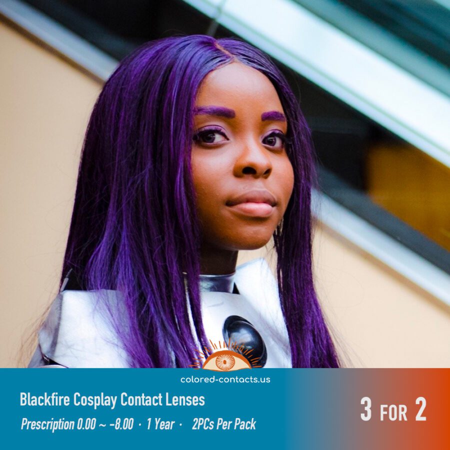Blackfire Cosplay Contact Lenses - Image 3