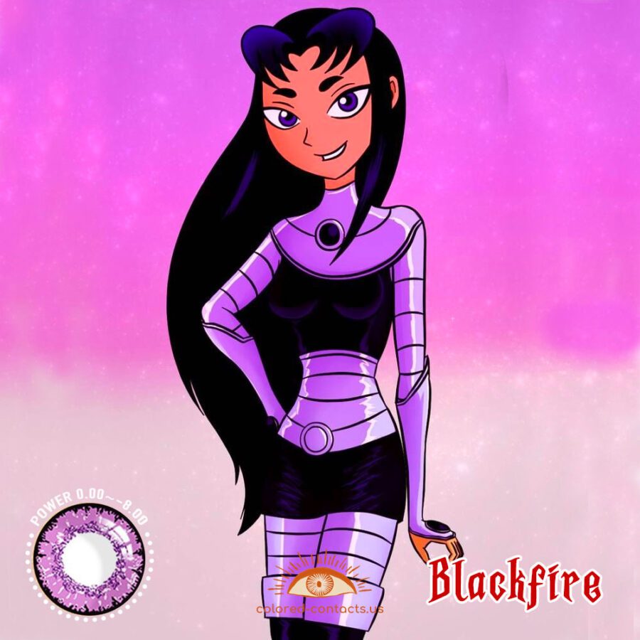 Blackfire Cosplay Contact Lenses