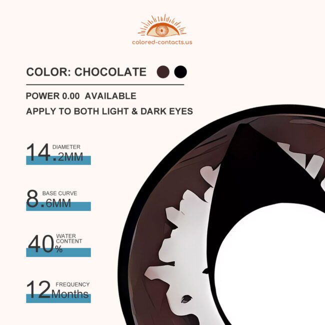 Chocolate Cat Eye Contacts - Colored Contacts Chocolate Cat Eye Contacts Premium Colored Contact Lenses