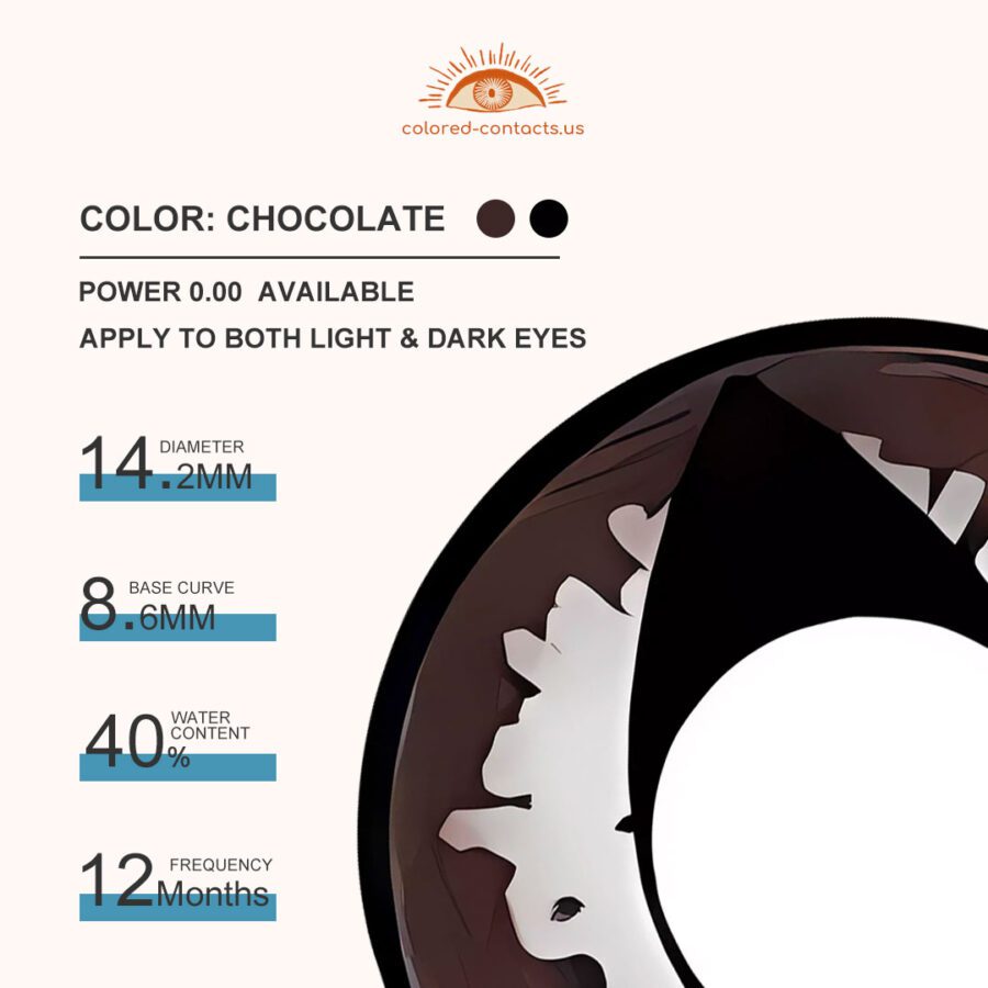 Chocolate Cat Eye Contacts - Image 3
