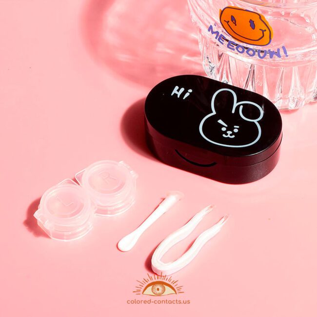 Cute Animals Contact Lens Case - Colored Contacts Cute Animals Contact Lens Case Premium Colored Contact Lenses