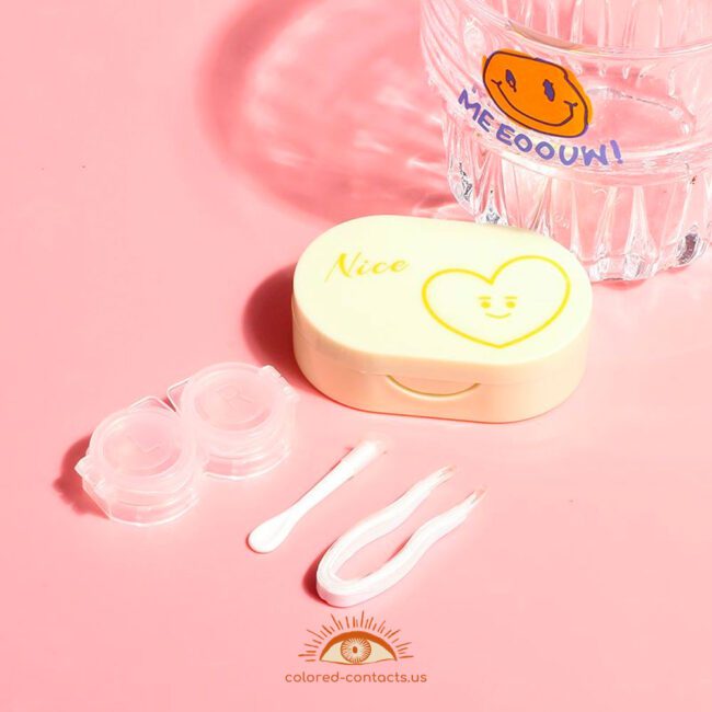 Cute Animals Contact Lens Case - Colored Contacts Cute Animals Contact Lens Case Premium Colored Contact Lenses