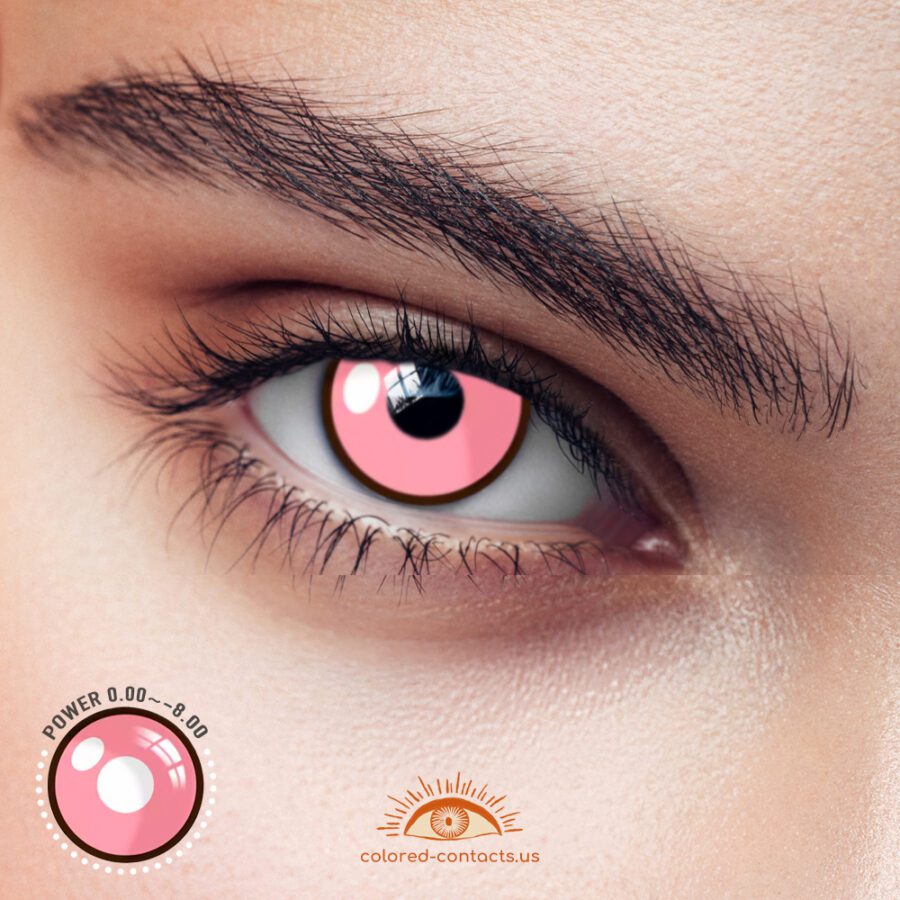 Demon Slayer Nezuko Kamado Cosplay Contact Lenses - Image 2