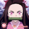 Demon Slayer Nezuko Kamado Cosplay Contact Lenses - Colored Contacts Demon Slayer Nezuko Kamado Cosplay Contact Lenses Premium Colored Contact Lenses