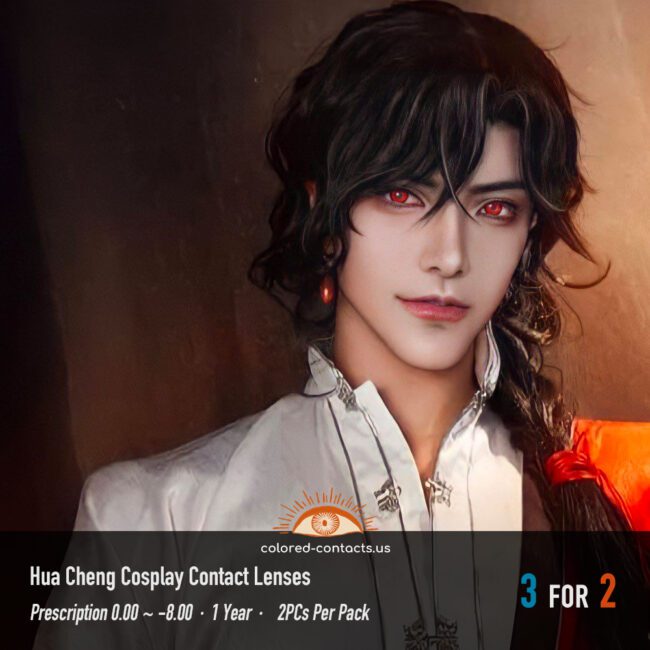 Hua Cheng Cosplay Contact Lenses - Colored Contacts Hua Cheng Cosplay Contact Lenses Premium Colored Contact Lenses