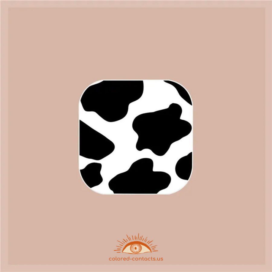 Ins Style Cow Contact Lens Case