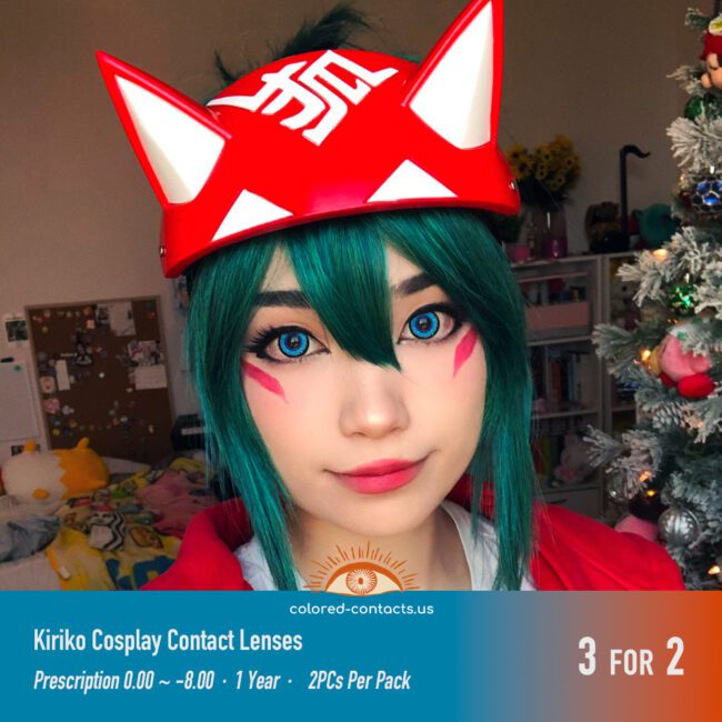 Kiriko Cosplay Contact Lenses - Colored Contacts Kiriko Cosplay Contact Lenses Premium Colored Contact Lenses