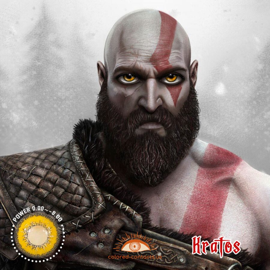 Kratos Cosplay Contact Lenses