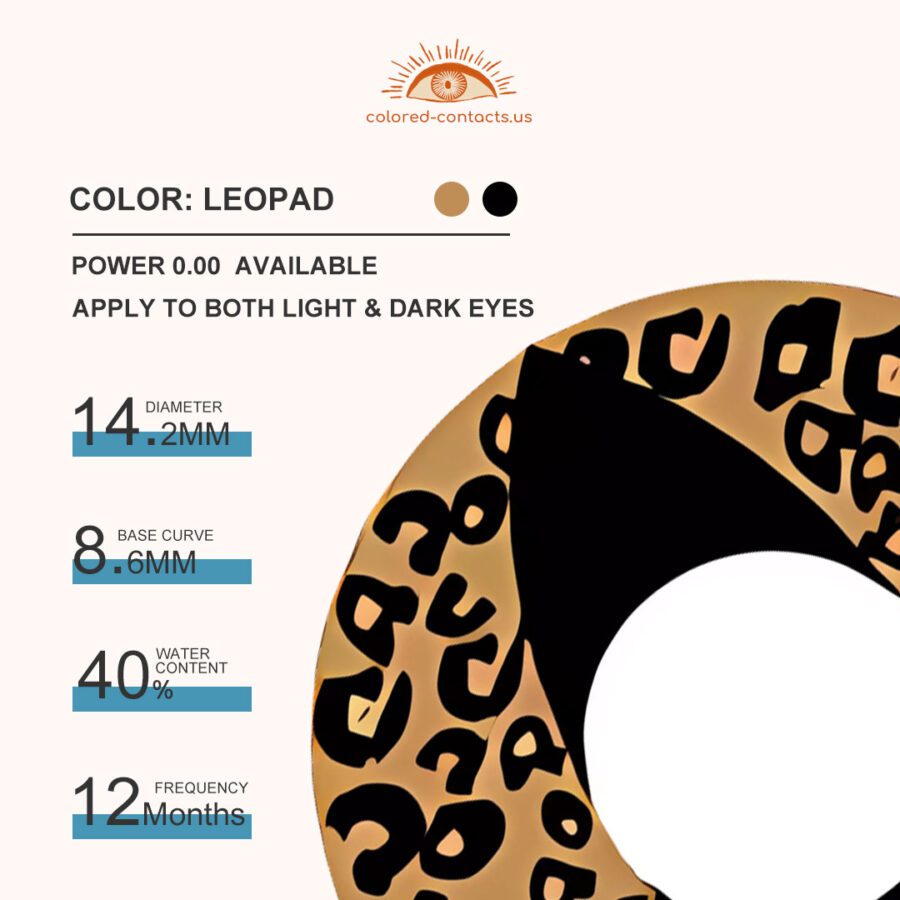Leopad Cat Eye Contacts - Image 3