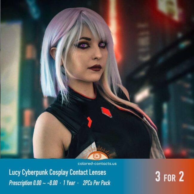 Lucy Cyberpunk Cosplay Contact Lenses