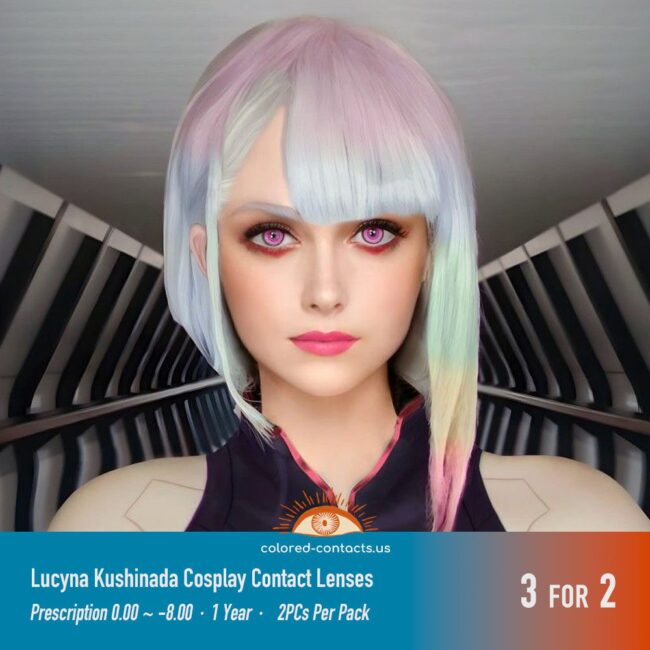 Lucyna Kushinada Cosplay Contact Lenses - Colored Contacts Lucyna Kushinada Cosplay Contact Lenses Premium Colored Contact Lenses