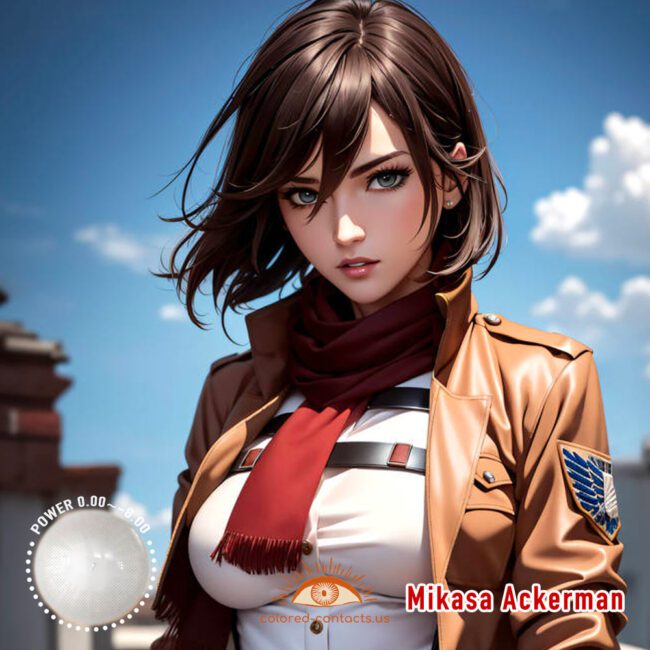 Mikasa Ackerman Cosplay Contact Lenses