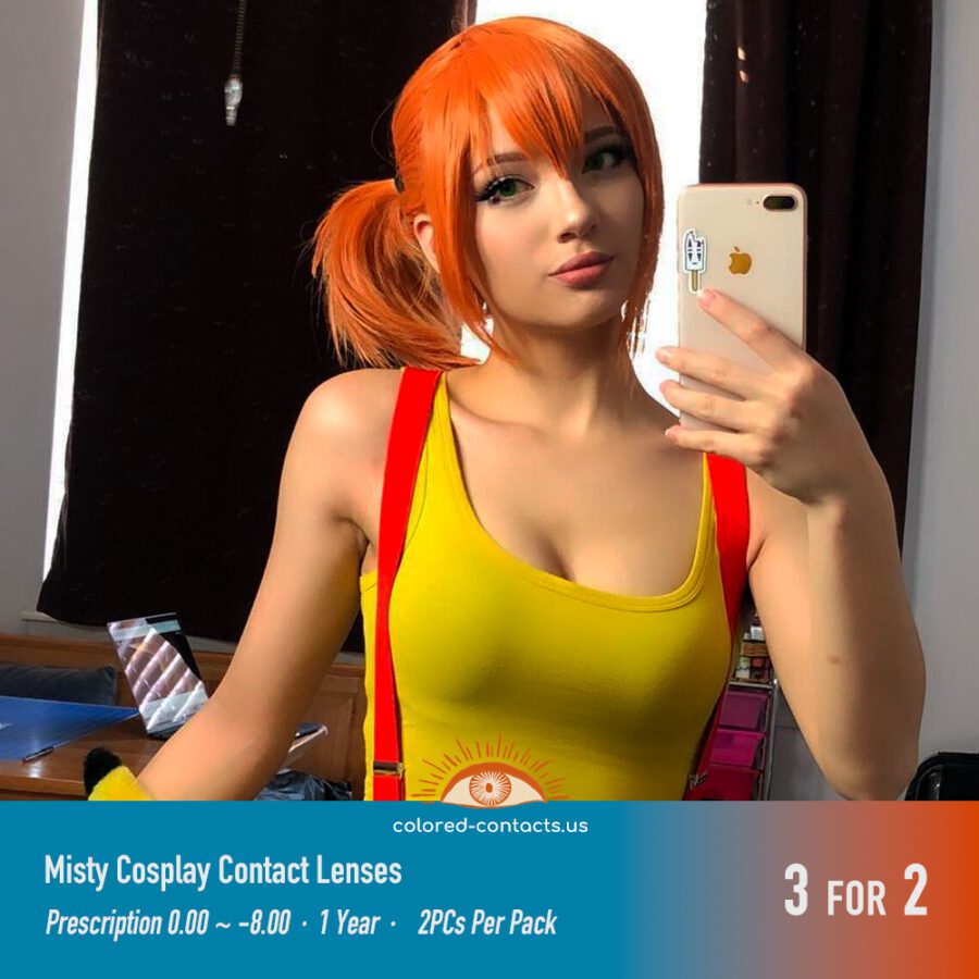 Misty Cosplay Contact Lenses - Image 3
