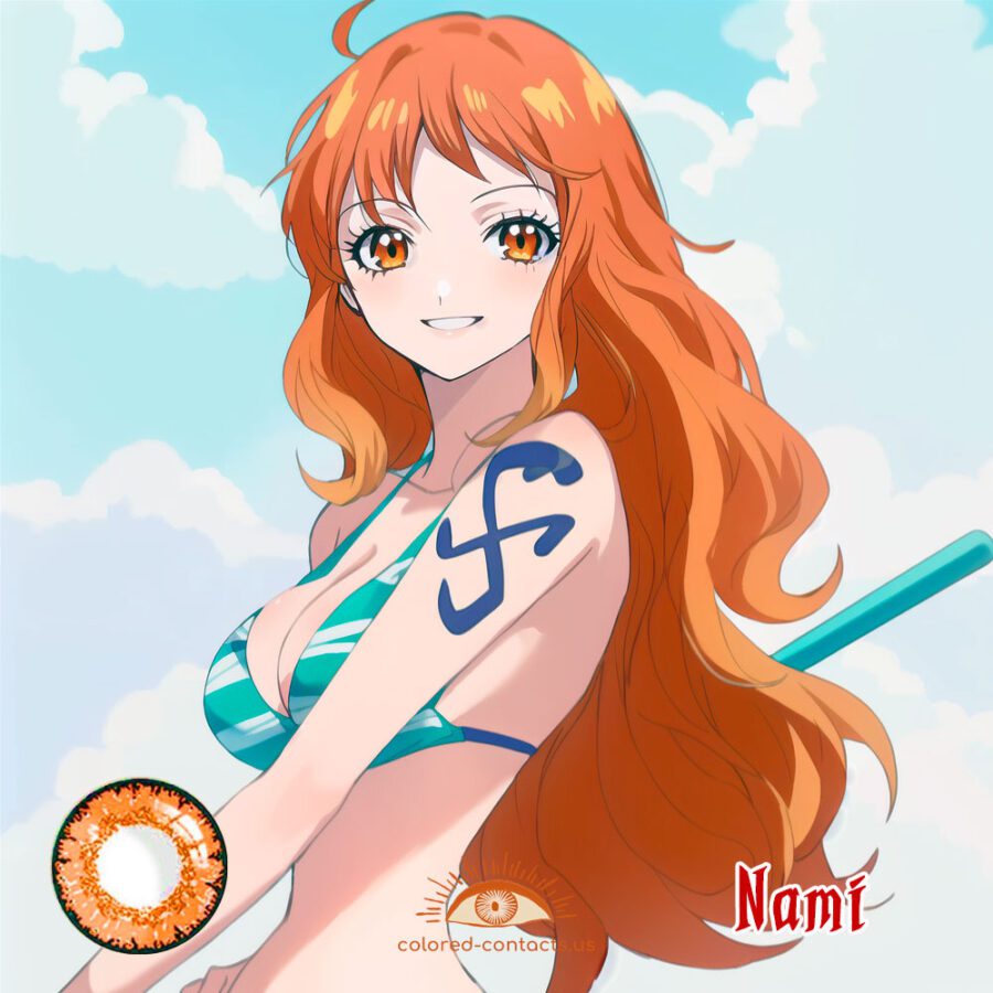 One Piece Nami Cosplay Contact Lenses
