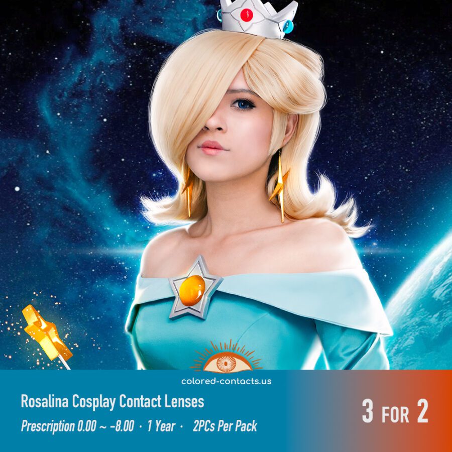 Rosalina Cosplay Contact Lenses - Image 3