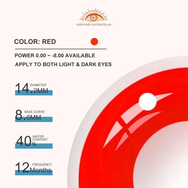 Sukuna Cosplay Contact Lenses - Colored Contacts Sukuna Cosplay Contact Lenses Premium Colored Contact Lenses