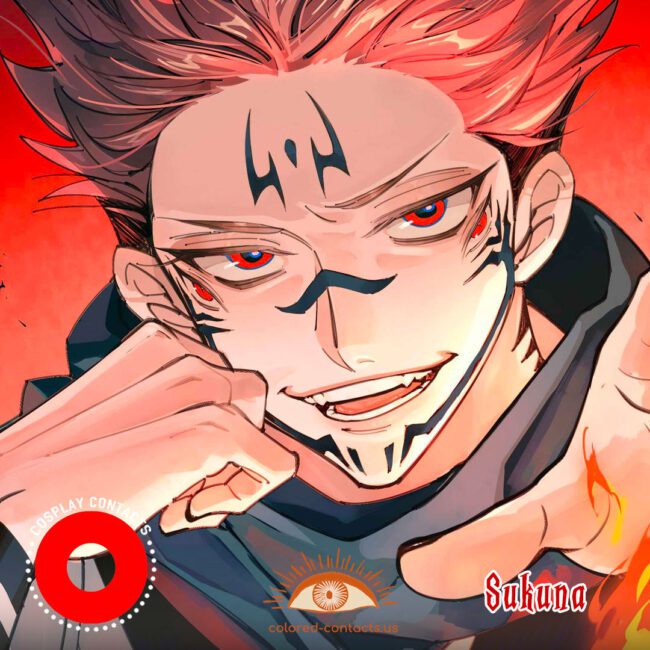 Sukuna Cosplay Contact Lenses