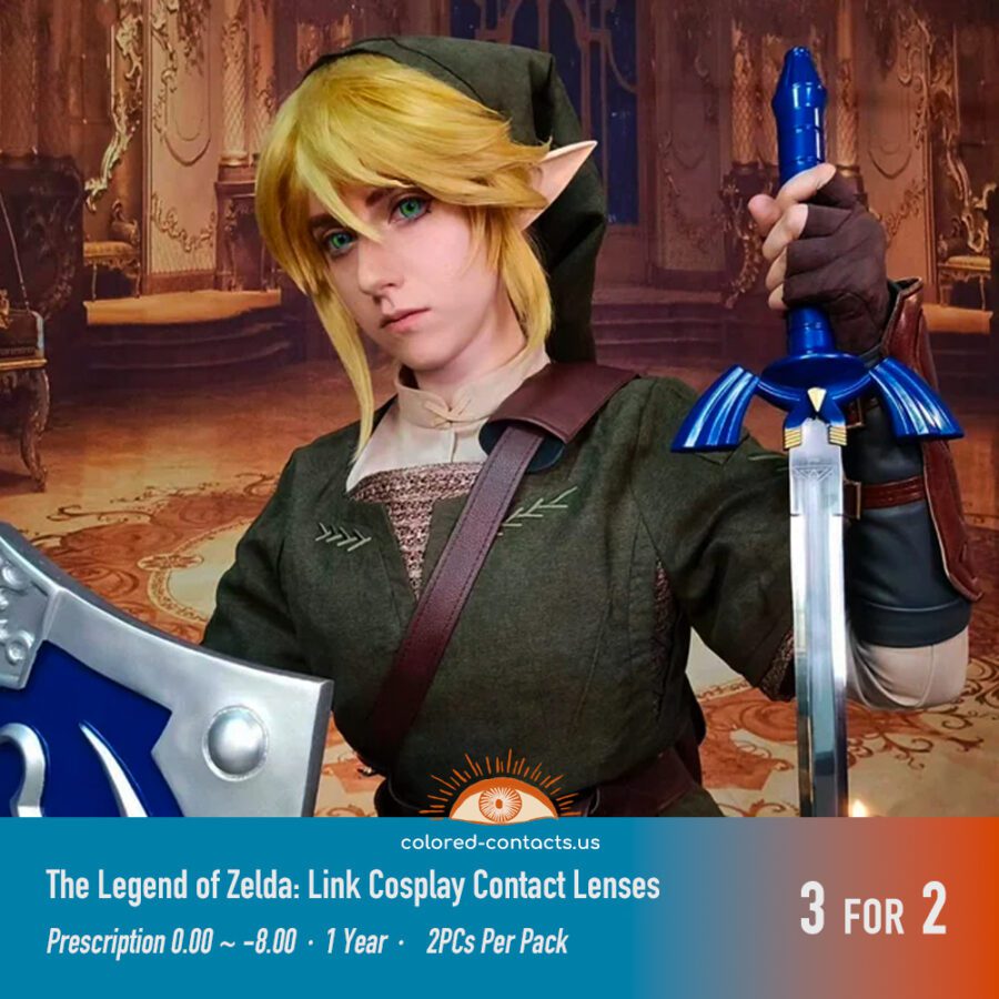 The Legend Of Zelda: Link Cosplay Contact Lenses - Image 3