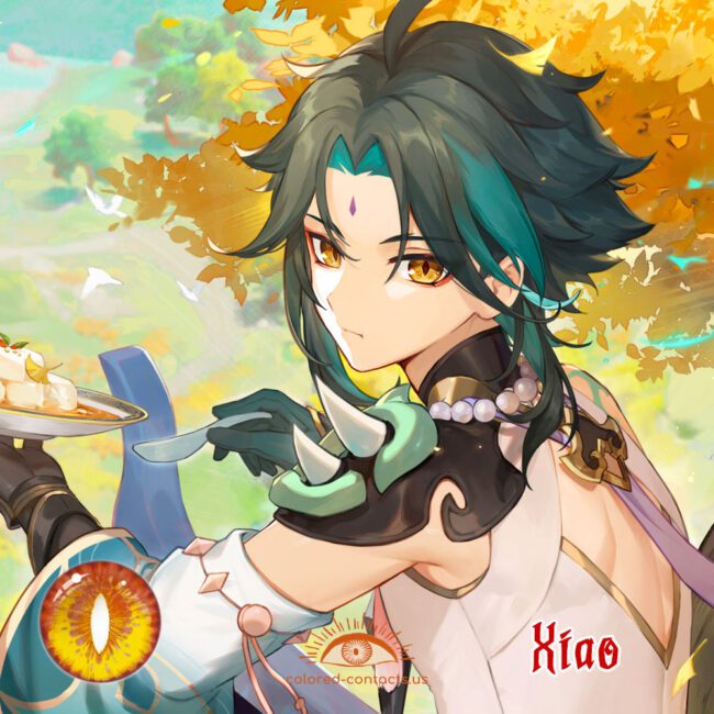 Genshin Impact Xiao Cosplay Contacts (2023 Blind Version)