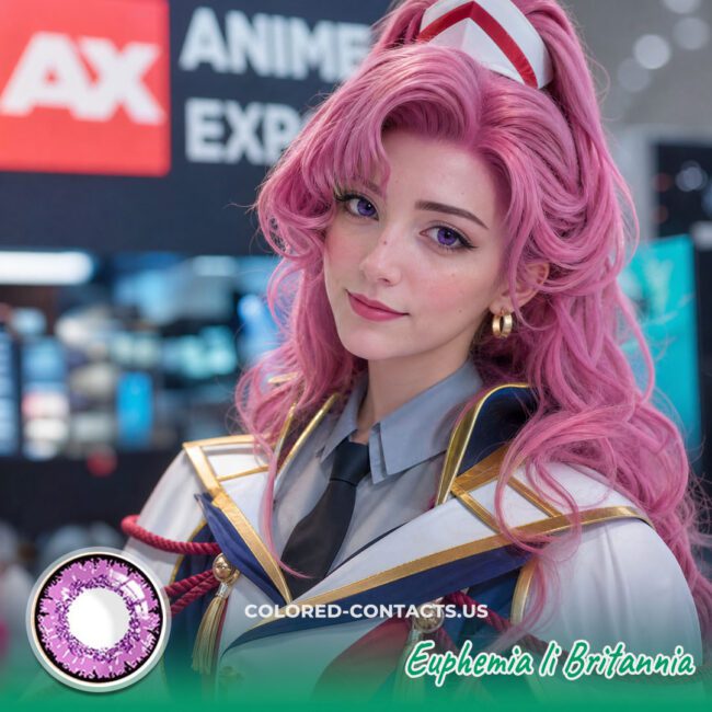 Cg : Euphemia Li Britannia Cosplay Contacts