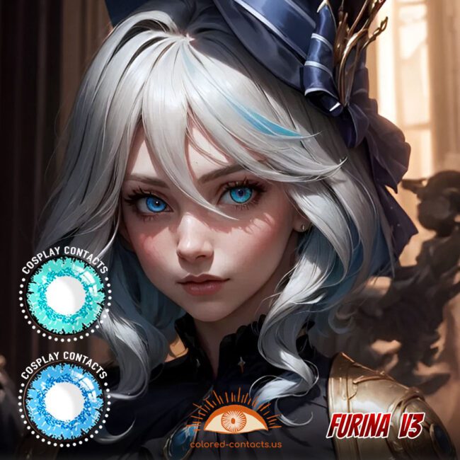 Furina Cosplay Contacts - 5 Classic Colors Premium Colored Contact Lenses
