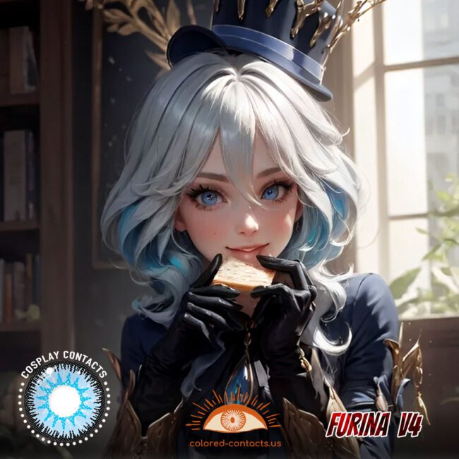 Furina Cosplay Contacts - 5 Classic Colors Premium Colored Contact Lenses