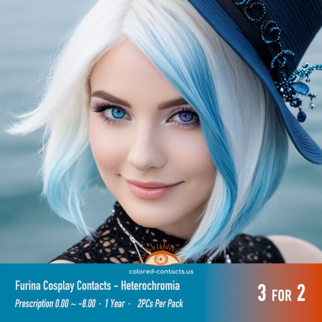 Furina Cosplay Contacts - 5 Classic Colors Premium Colored Contact Lenses