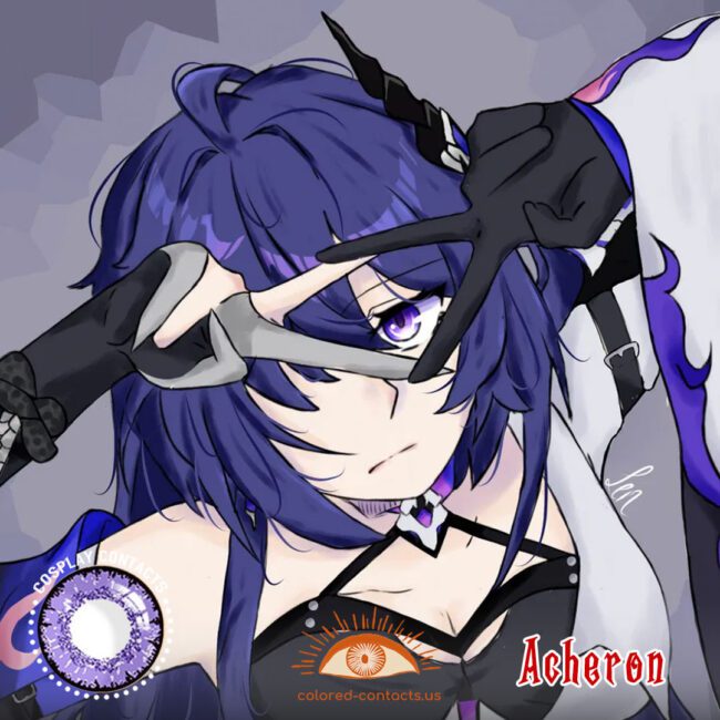 HONKAI Acheron Cosplay Contacts