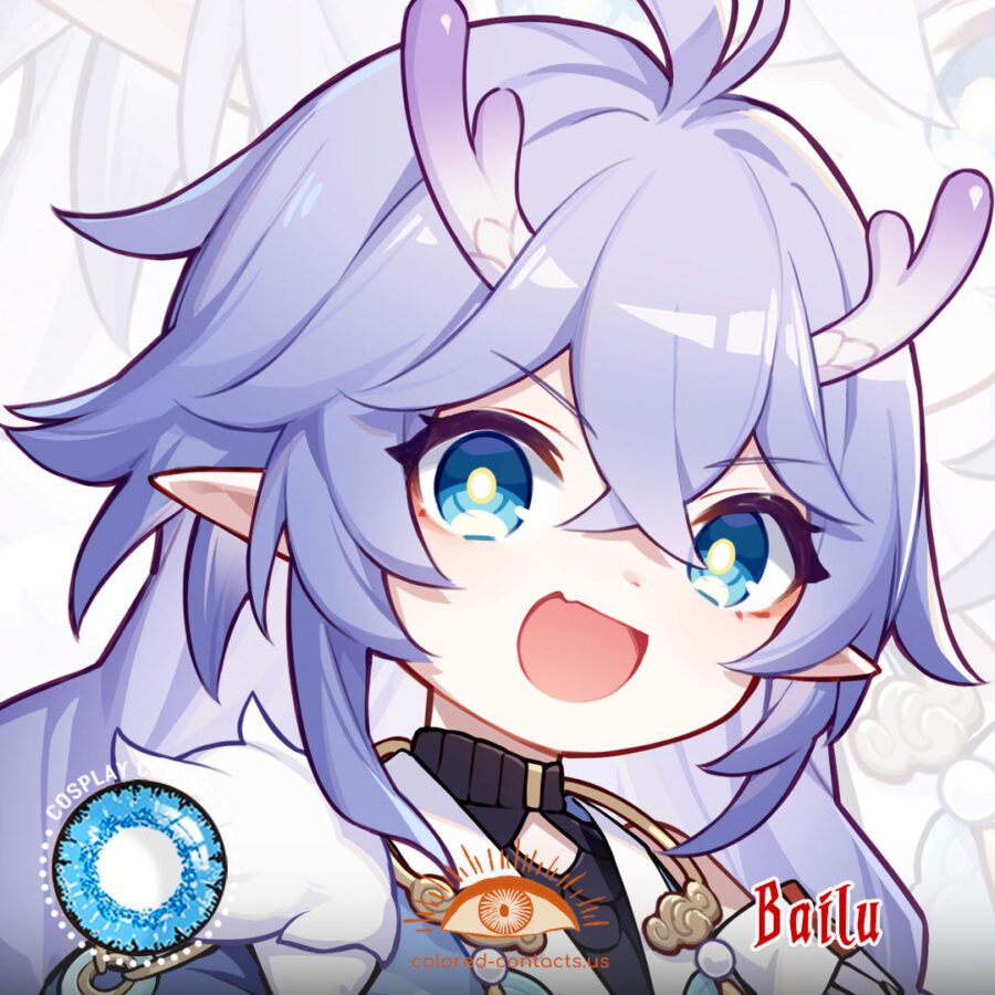 Honkai Bailu Cosplay Contacts