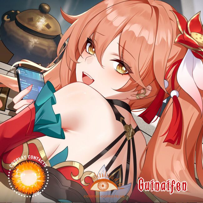 HONKAI : Guinaifen Cosplay Contact Lenses