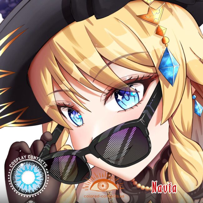 Genshin Impact Navia Cosplay Contacts