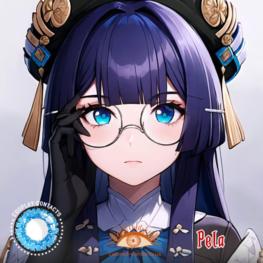 Honkai :  Pela Cosplay Contact Lenses