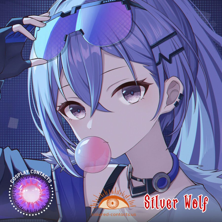 Honkai : Silver Wolf Cosplay Contact Lenses