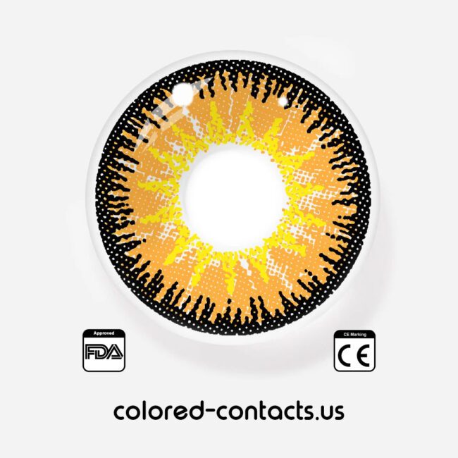 Haruhi Suzumiya Cosplay Brown Contact Lenses - Colored Contacts Haruhi Suzumiya Cosplay Brown Contact Lenses Premium Colored Contact Lenses