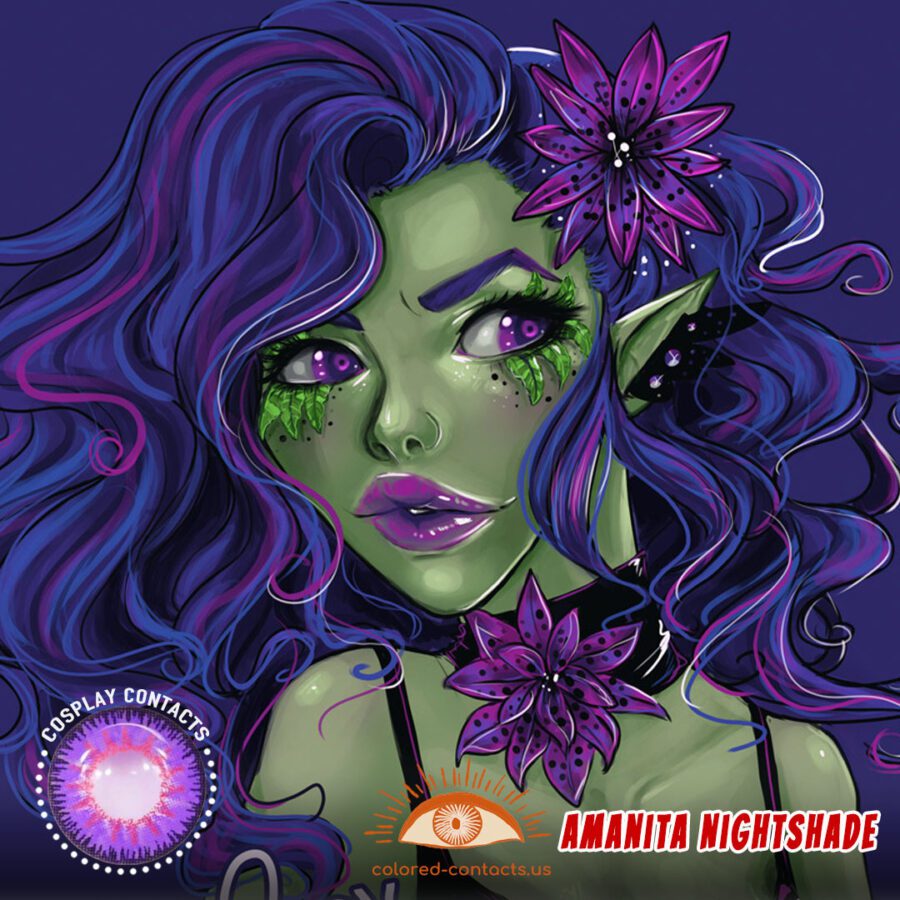 Monster High : Amanita Nightshade Cosplay Contact Lenses