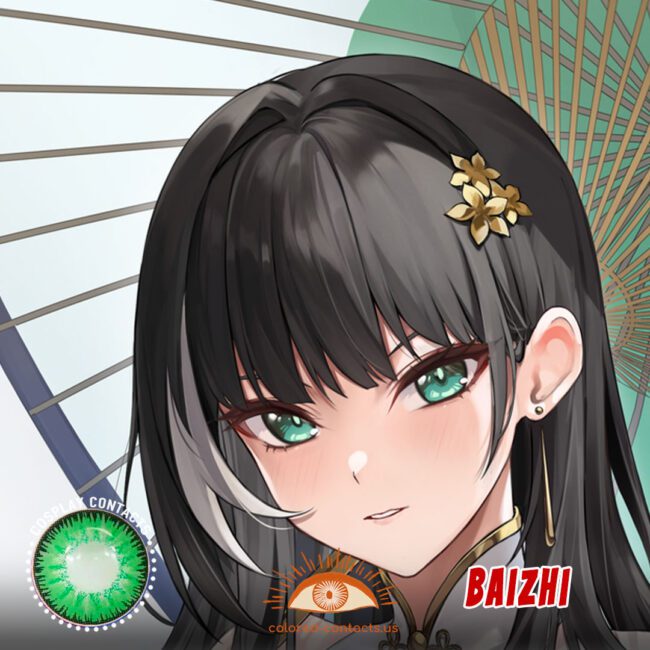 Wuthering Waves Baizhi Cosplay Contact Lenses