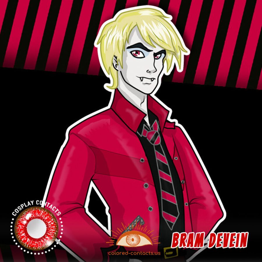 Monster High : Bram Devein Cosplay Contact Lenses
