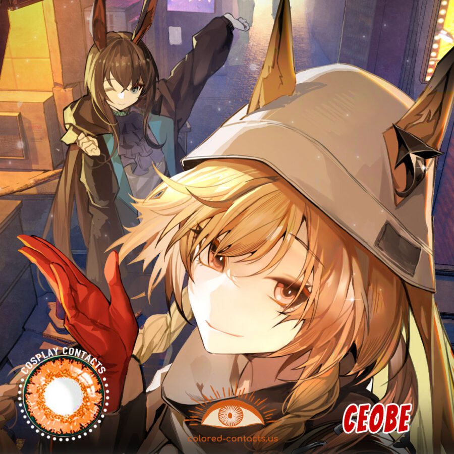 Arknights : Ceobe Cosplay Contact Lenses