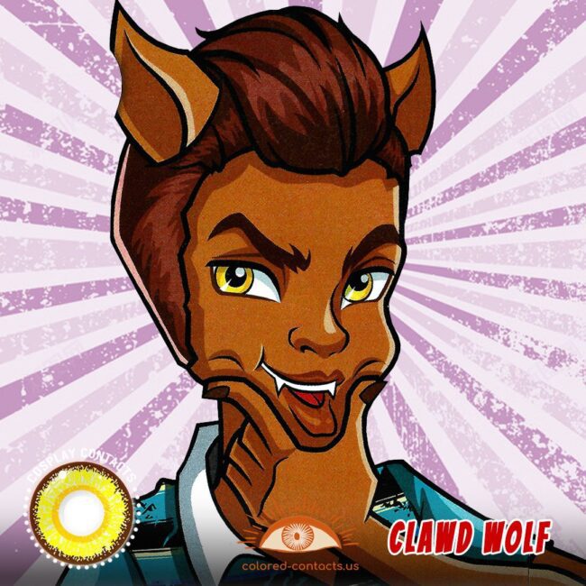 Monster High : Clawd Wolf Cosplay Contact Lenses