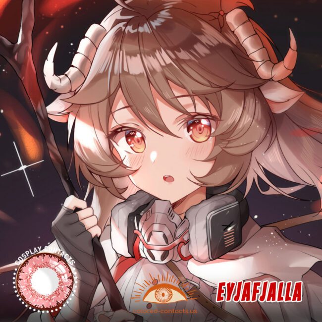 Arknights : Eyjafjalla Cosplay Contact Lenses