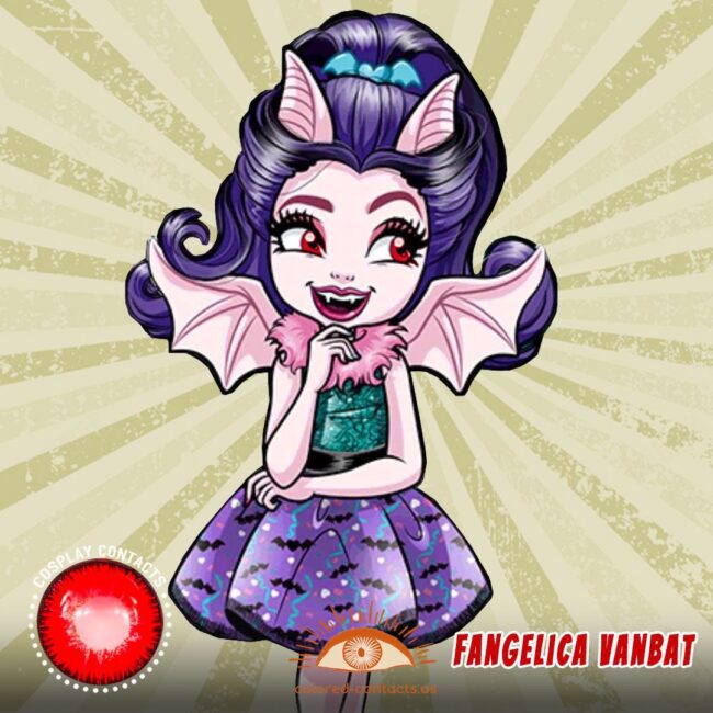 Monster High : Fangelica VanBat Cosplay Contact Lenses